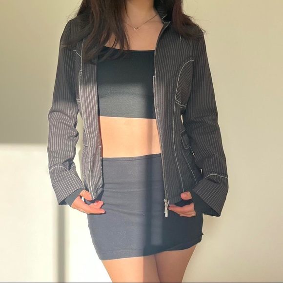 stefanel zip up blazer 😍 - Picture 3 of 3